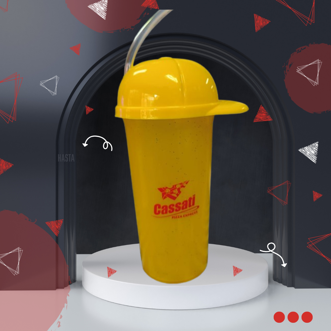 Vaso con gorra